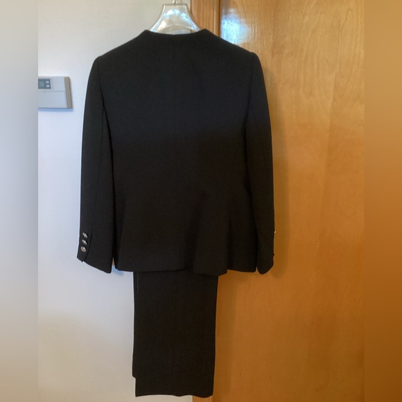 Ladies Black Military-Inspired 2-pc Suit - Kasper - 8P - Picture 2 of 13